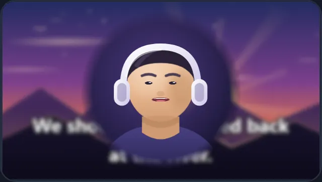 Melted cam reaction video template, while you talk: the Melted close-up look